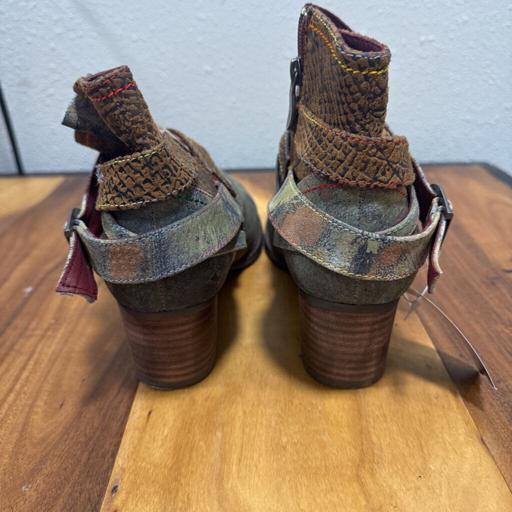 L'ARTISTE,LARTISTE BOOTIE ,GRN/BRN ,39