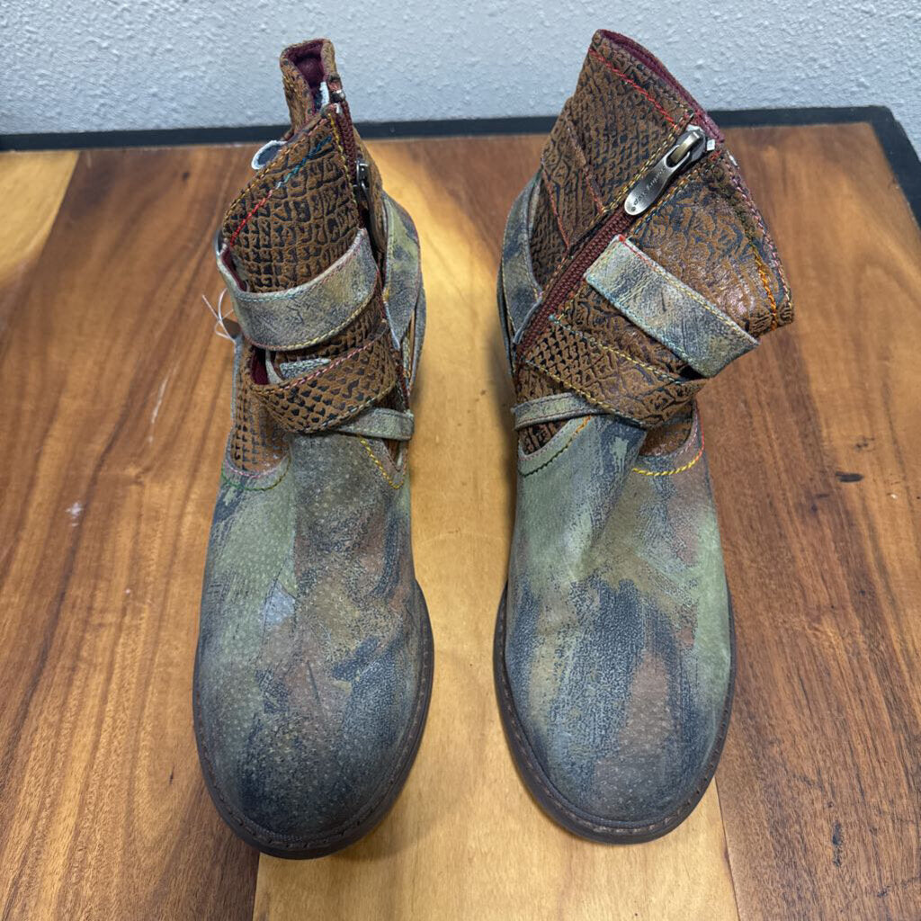 L'ARTISTE,LARTISTE BOOTIE ,GRN/BRN ,39