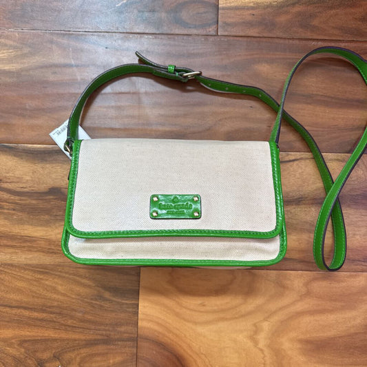 KATE SPADE,KS CROSSBODY,CRM/GRN