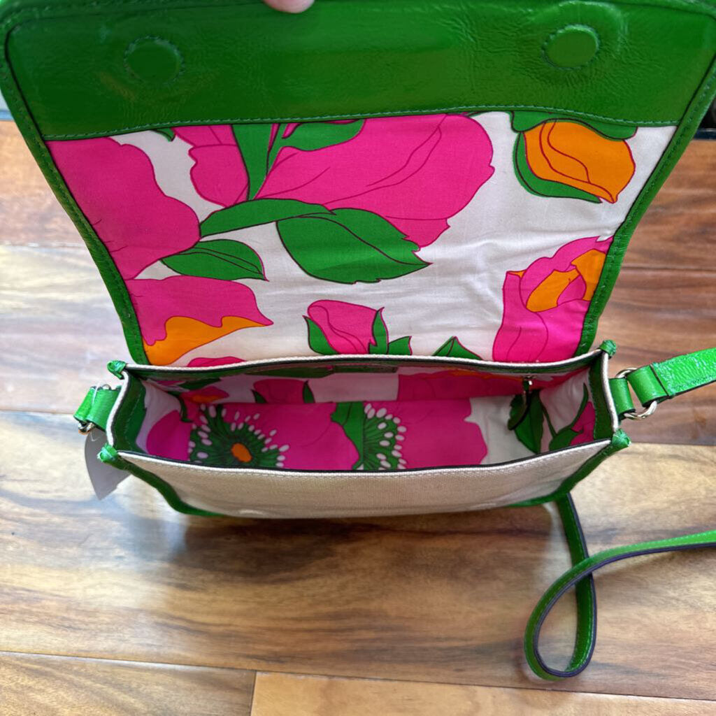KATE SPADE,KS CROSSBODY,CRM/GRN