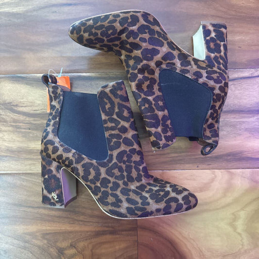 KURT GEIGER,LEOPARD HIDE BOOTIE,LEOPARD,39
