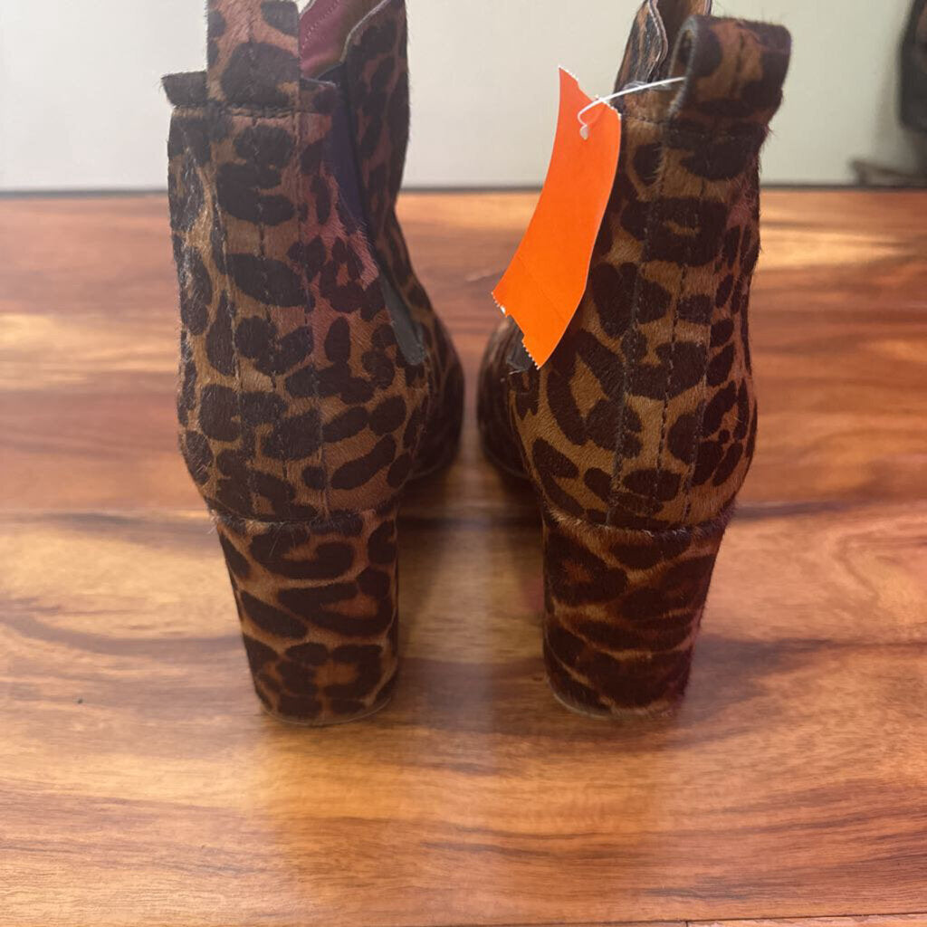 KURT GEIGER,LEOPARD HIDE BOOTIE,LEOPARD,39