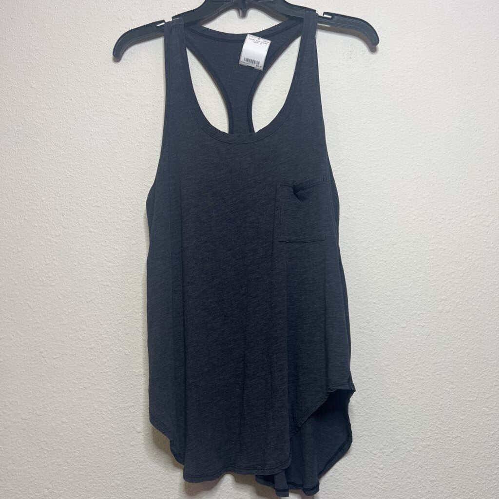 LULULEMON,ATHLETIC TANK TOP,DARK GRY ,8