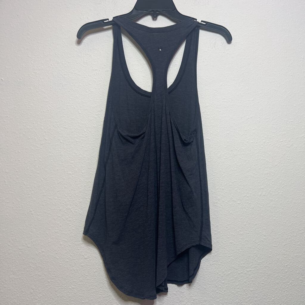 LULULEMON,ATHLETIC TANK TOP,DARK GRY ,8