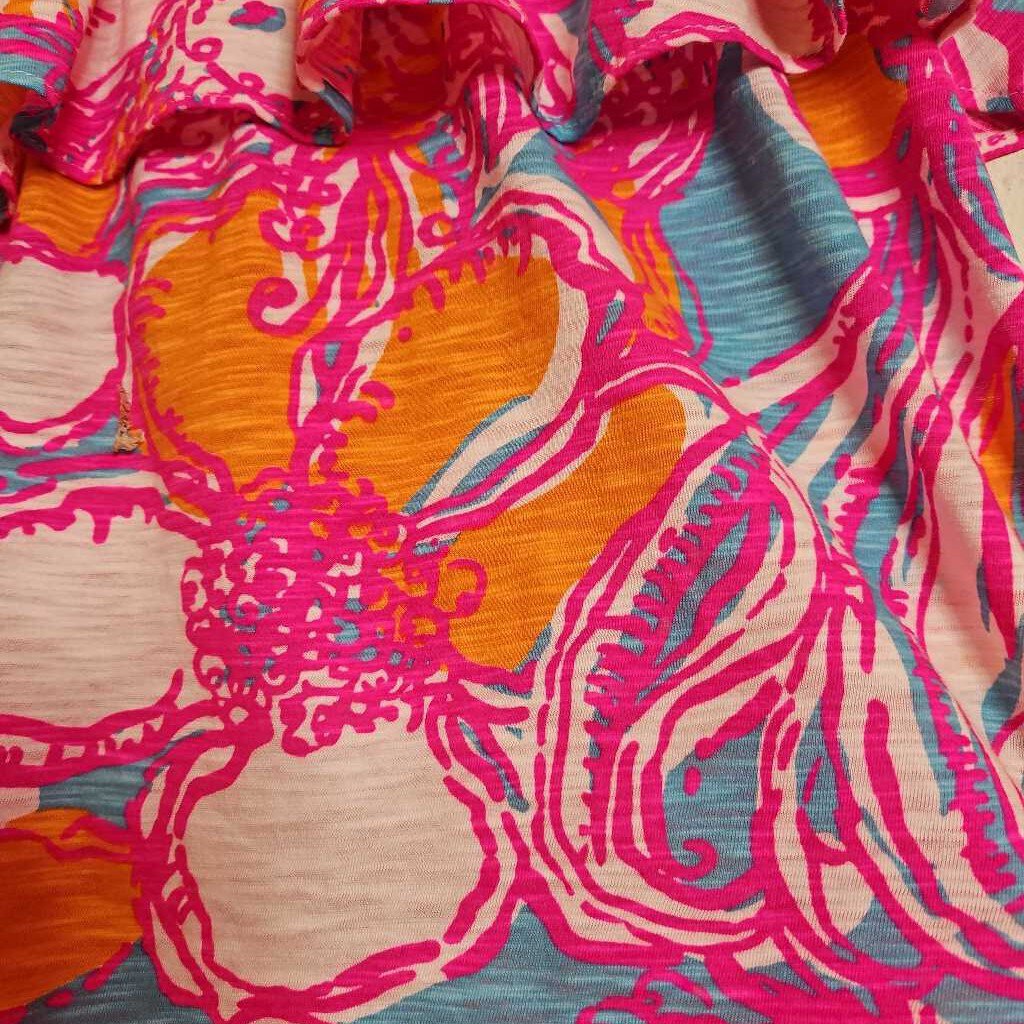 LILLY PULITZER,TUBE TANK,PNK/WHT/BLU,L