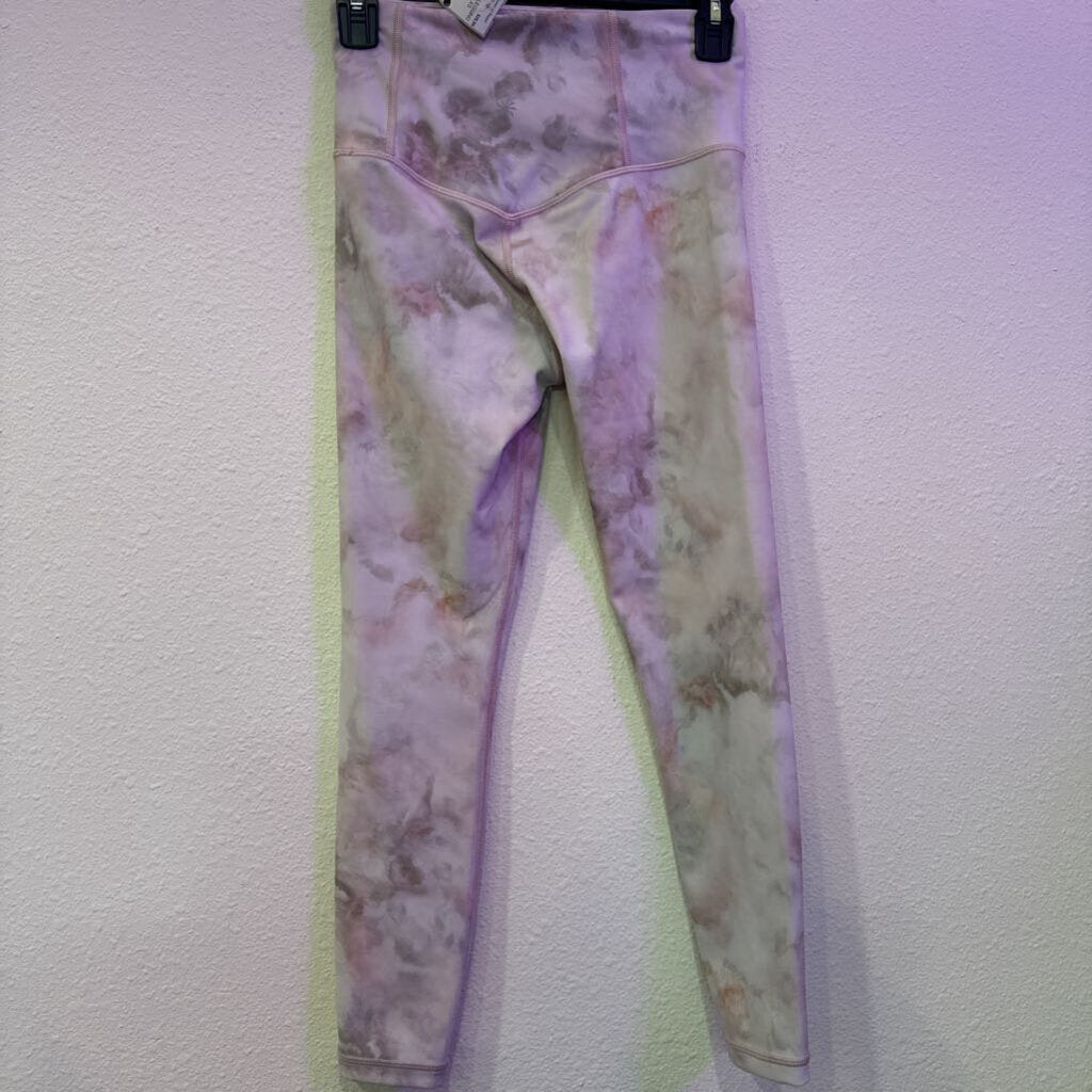 ATHLETA,TIE DYE LEGGING,GRAY,XS