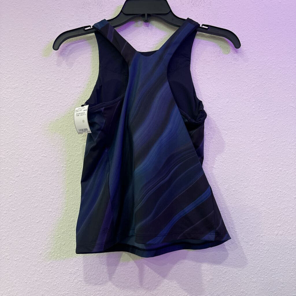 ATHLETA,ATHLETIC TANK TOP ,NAVY,S