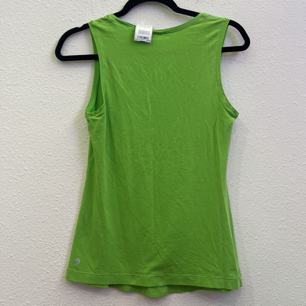 LULULEMON, ATHLETIC TANK TOP,GREEN,6