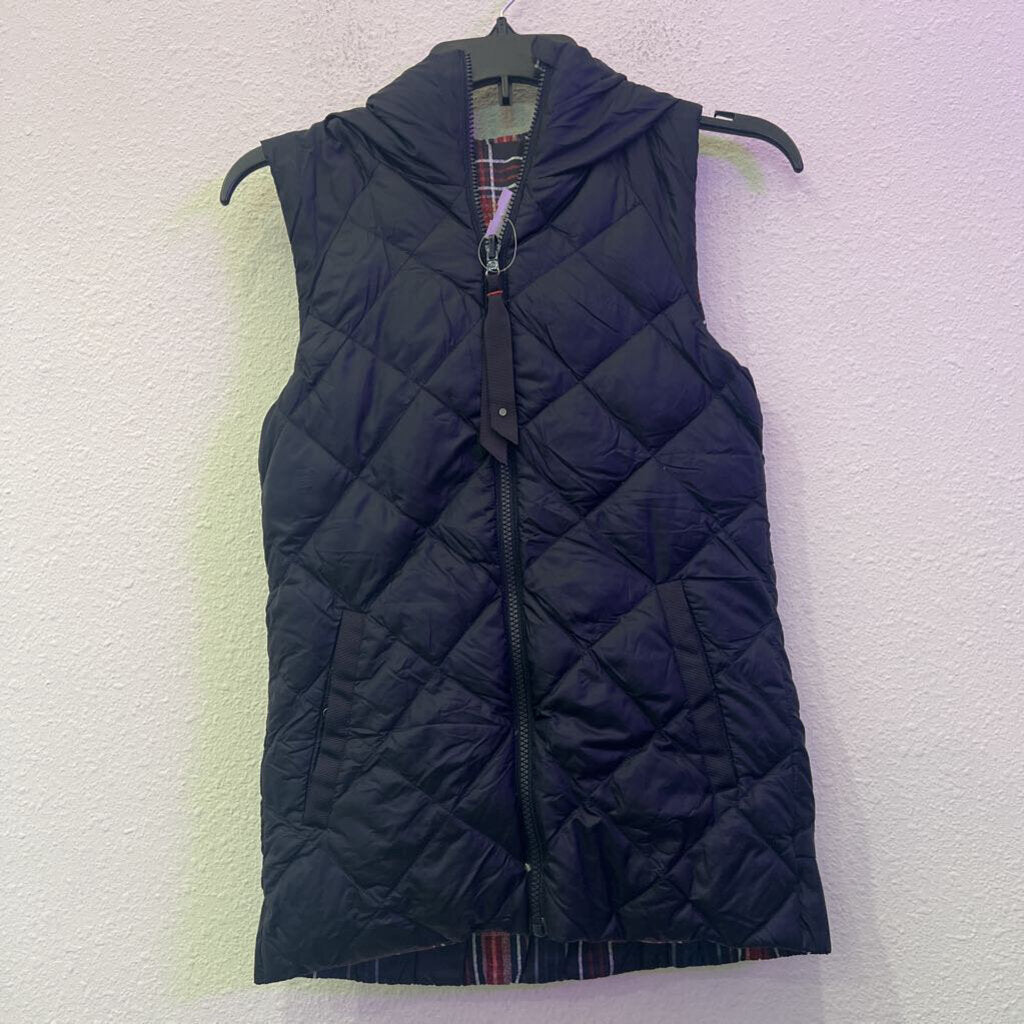 LULULEMON,PUFFER VEST REVERSABLE ,NAVY/ PLAID,2