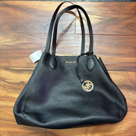 MK,SHOULDER SLOUCHY BAG,BLACK