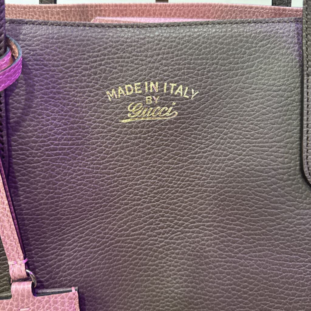 GUCCI,AUTHENTIC GUCCI SWING TOTE ,MONOGRAM