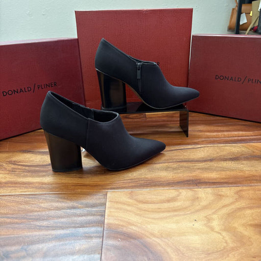 DONALD PLINER,ANKLE BOOTIE,BLACK,10