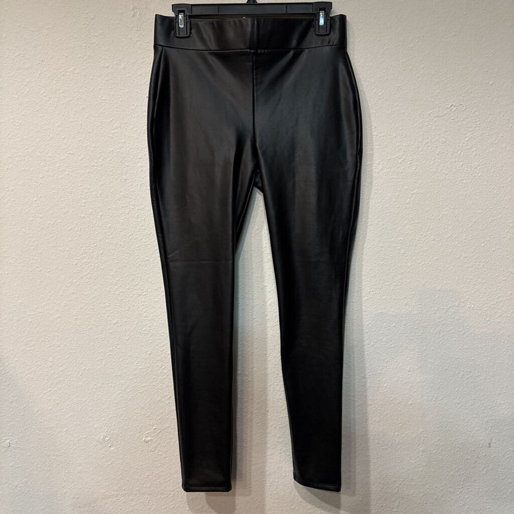 FREE GENERATION,FAUX LEATHER LEGGING,BLACK,S