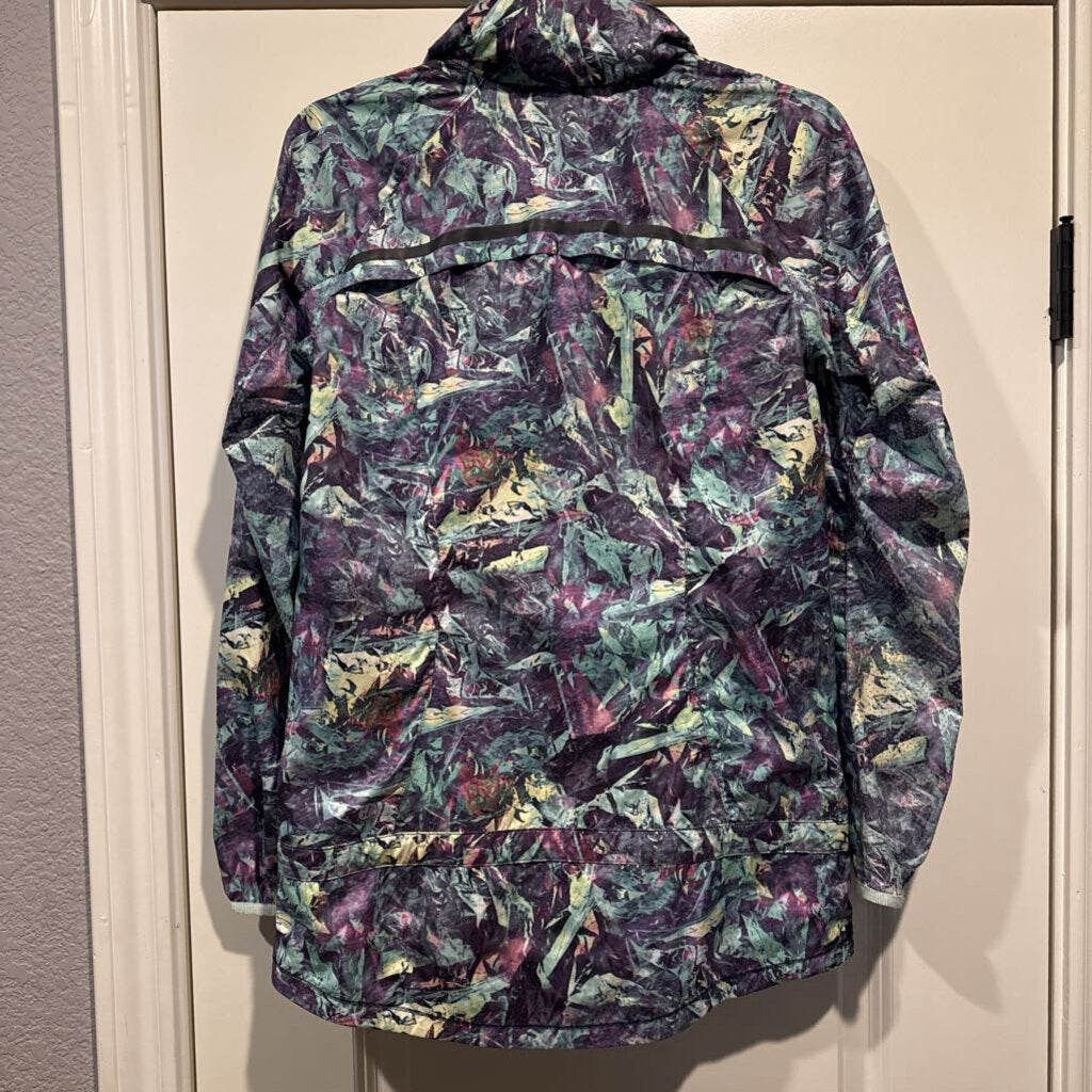 LULULEMON,PATTERNED LIGHTWGHT JACKET WITH HOOD,NEON/MULTI,6