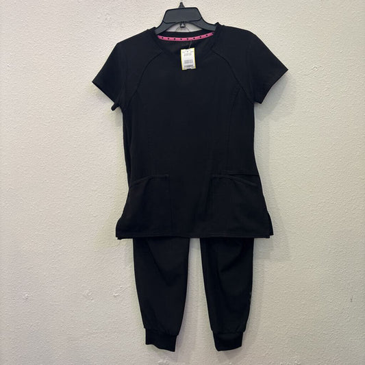 HEARTSOUL,SCRUB SET,BLACK,XSP