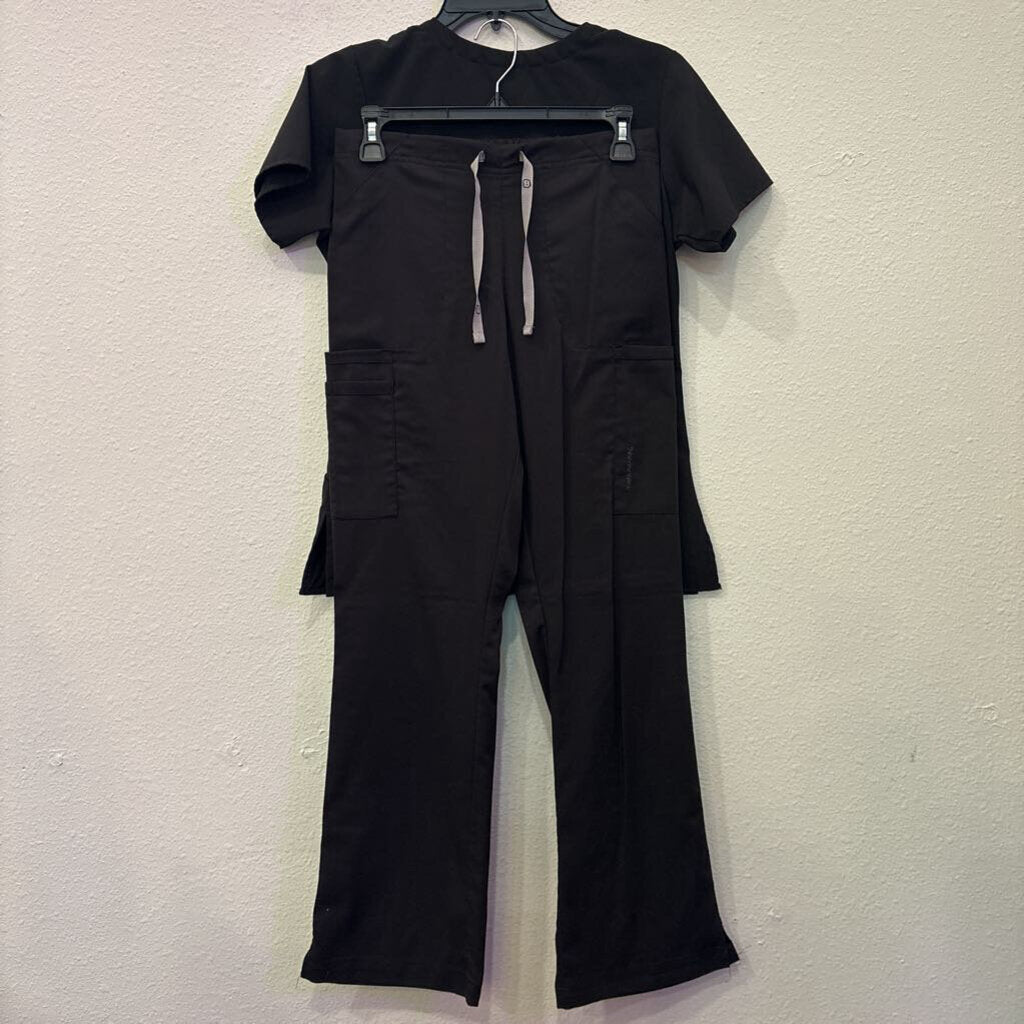 WINK W123,SCRUB SET ,BLACK,XS