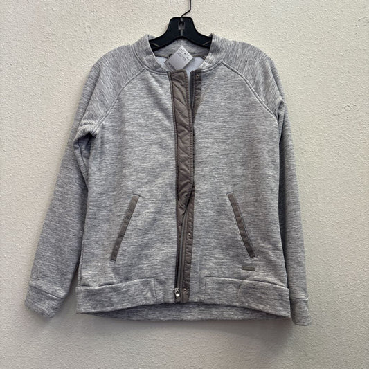ATHLETA,BUTTONUP JACKET ,GRY,S