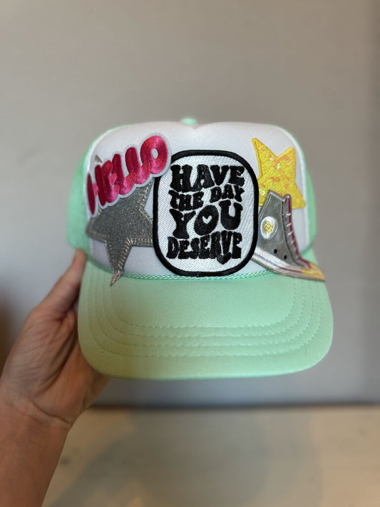 Otto,NEW HAVE THE DAY YOU DESERVE HAT,Multi,Adult small