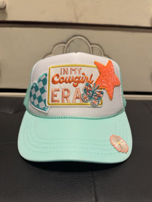 Otto,NEW COWGIRL ERA HAT,Teal/Org