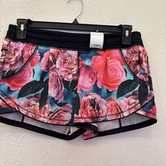 LULULEMON,ACTIVE FLORAL SHORTS ,MULTI,6
