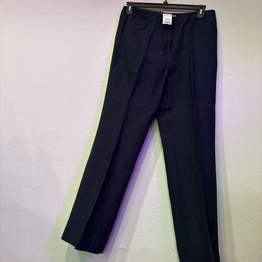 ALEX MARIE,LINEN TROUSER,NAVY,12