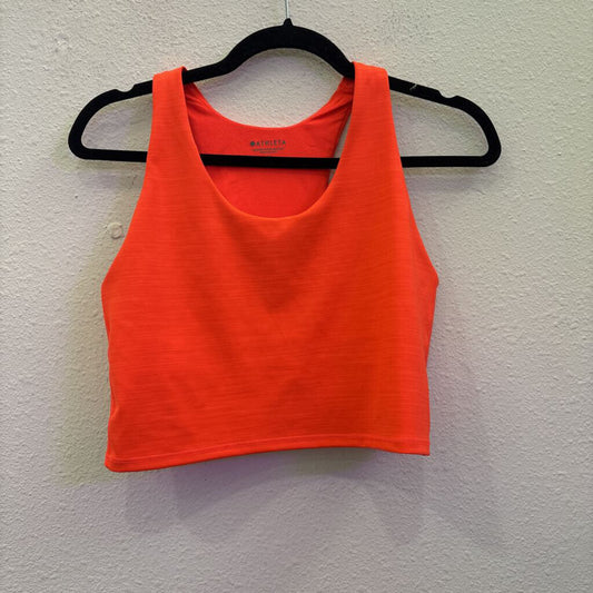 ATHLETA, TANK TOP/BRA,ORANGE,M