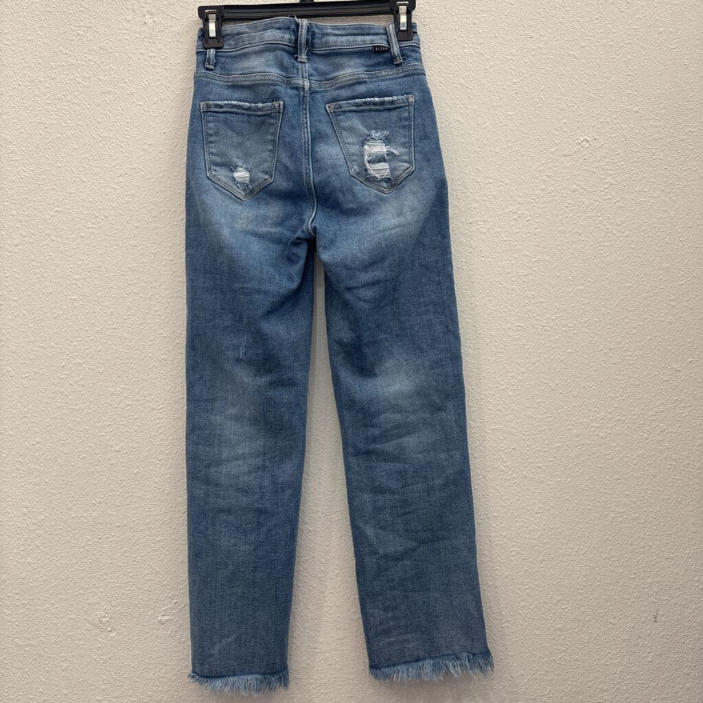 DENIM RAW HEM,BLUE,0