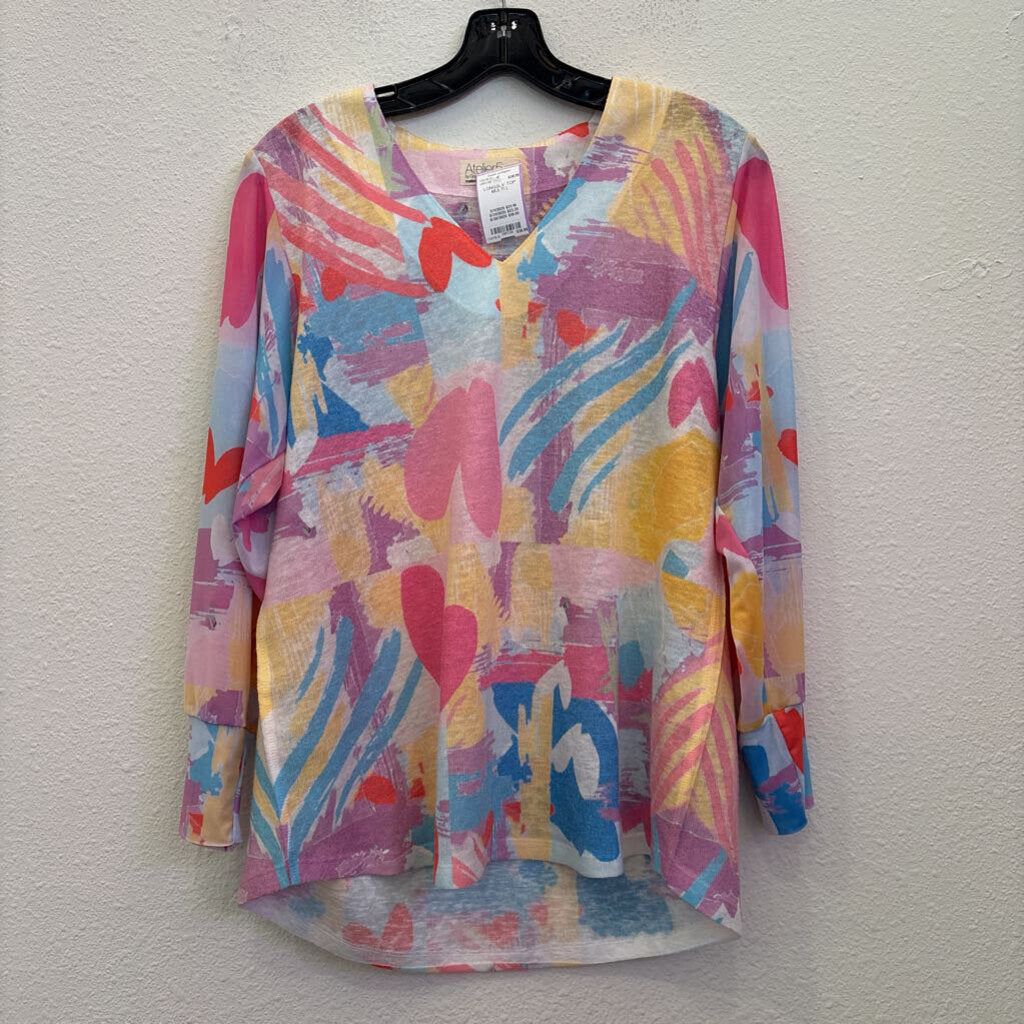 ATELIER5,LONGSLV TOP,MULTI,L