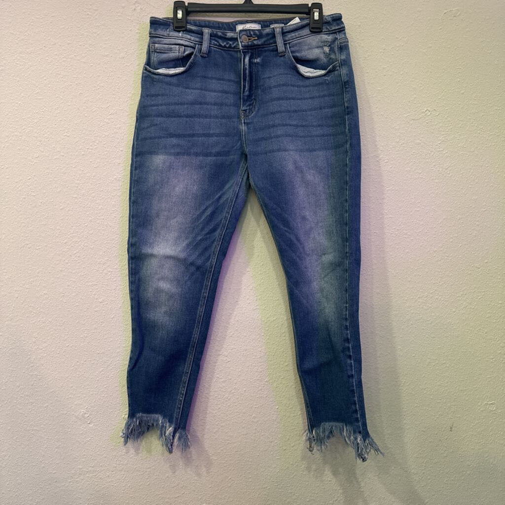 KANCAN,DENIM ANKLE SKINNY ,BLUE ,29