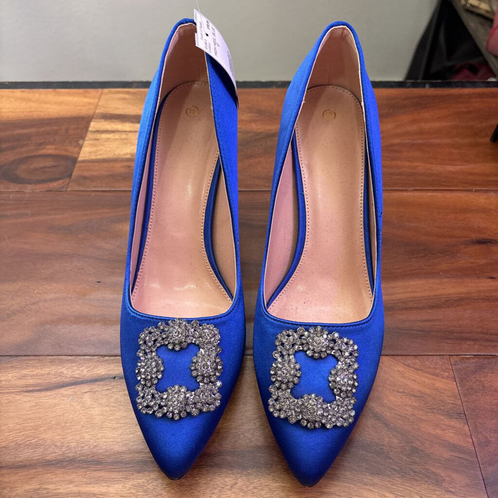 HIGH HEEL,BLUE,10