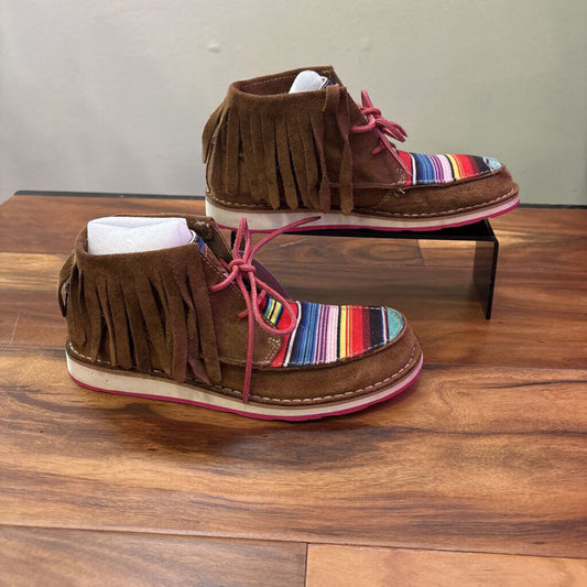 ARIAT,TASSLE TIE BOOTIE,MULTI,7