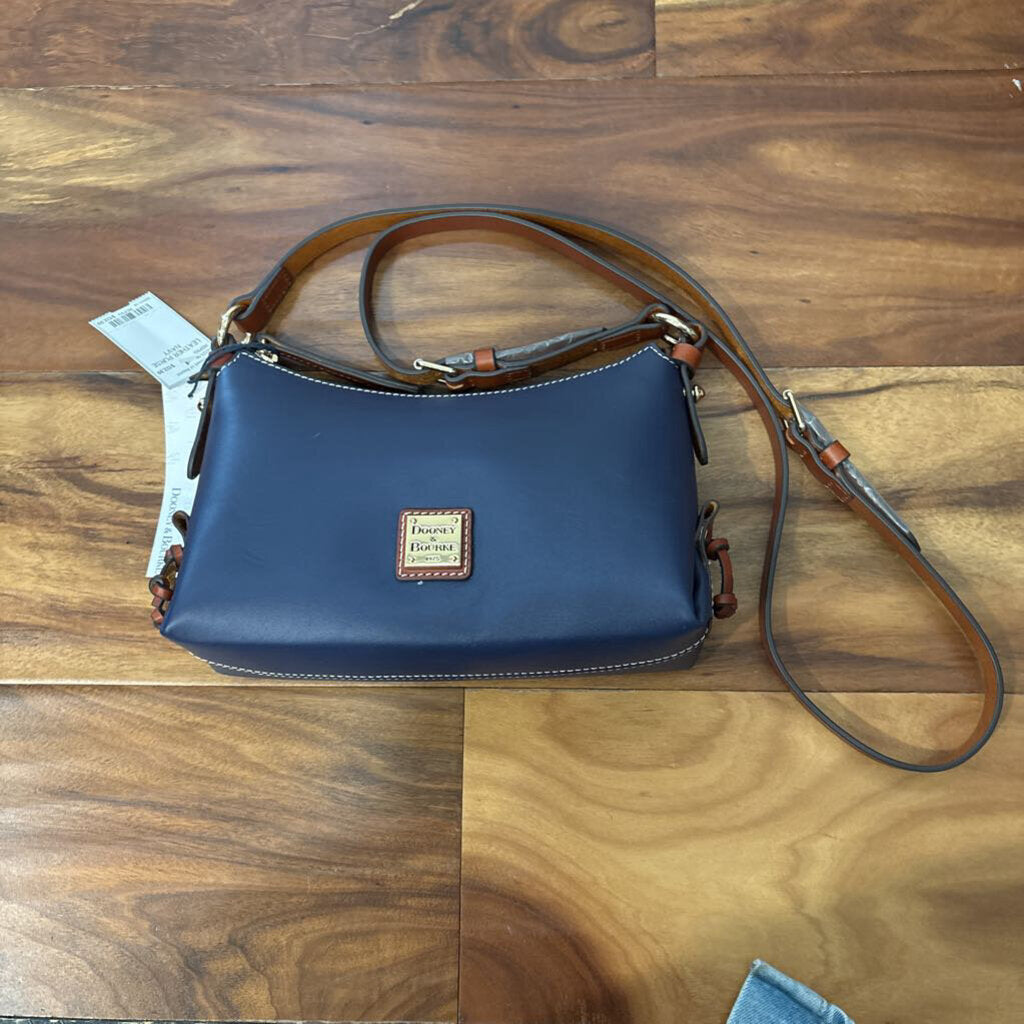 DOONEY&BOURKE,LEATHER PURSE ,NAVY