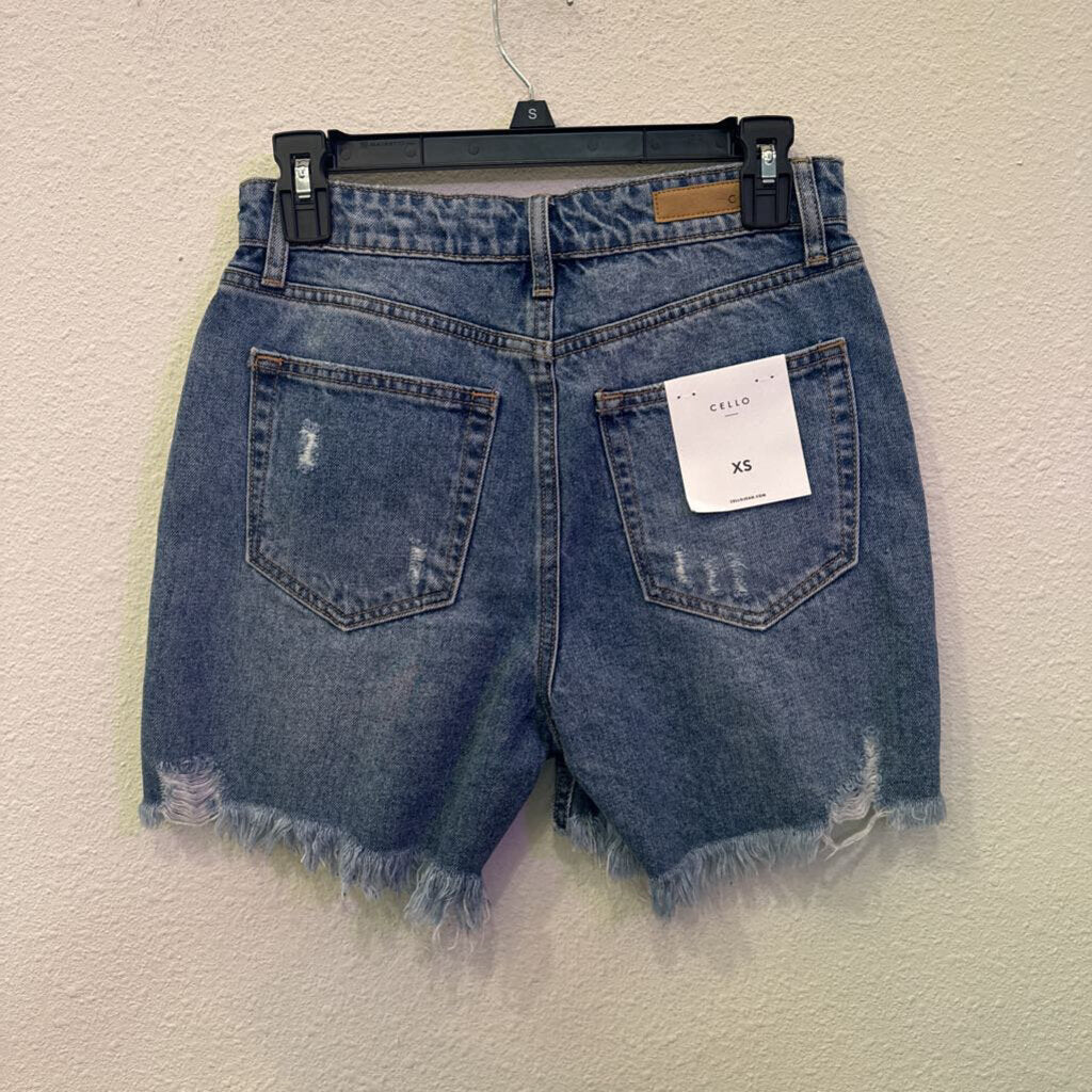 CELLO,DENIM SHORTS ,BLUE ,26