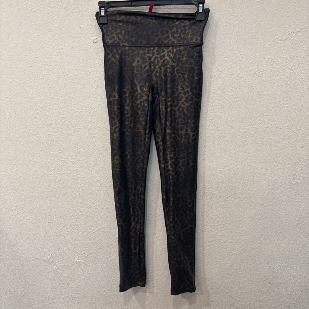 SPANX,ATHLETIC LEGGINGS ,BLACK GOLD,S