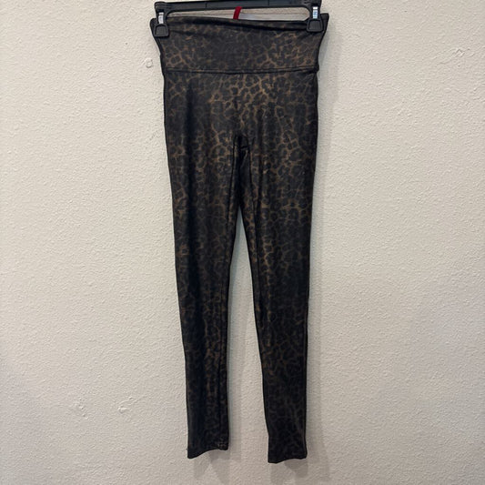 SPANX,ATHLETIC LEGGINGS ,BLACK GOLD,S