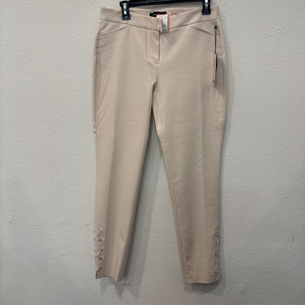 IVANKA TRUMP,SLACK PANTS,TAN, 6