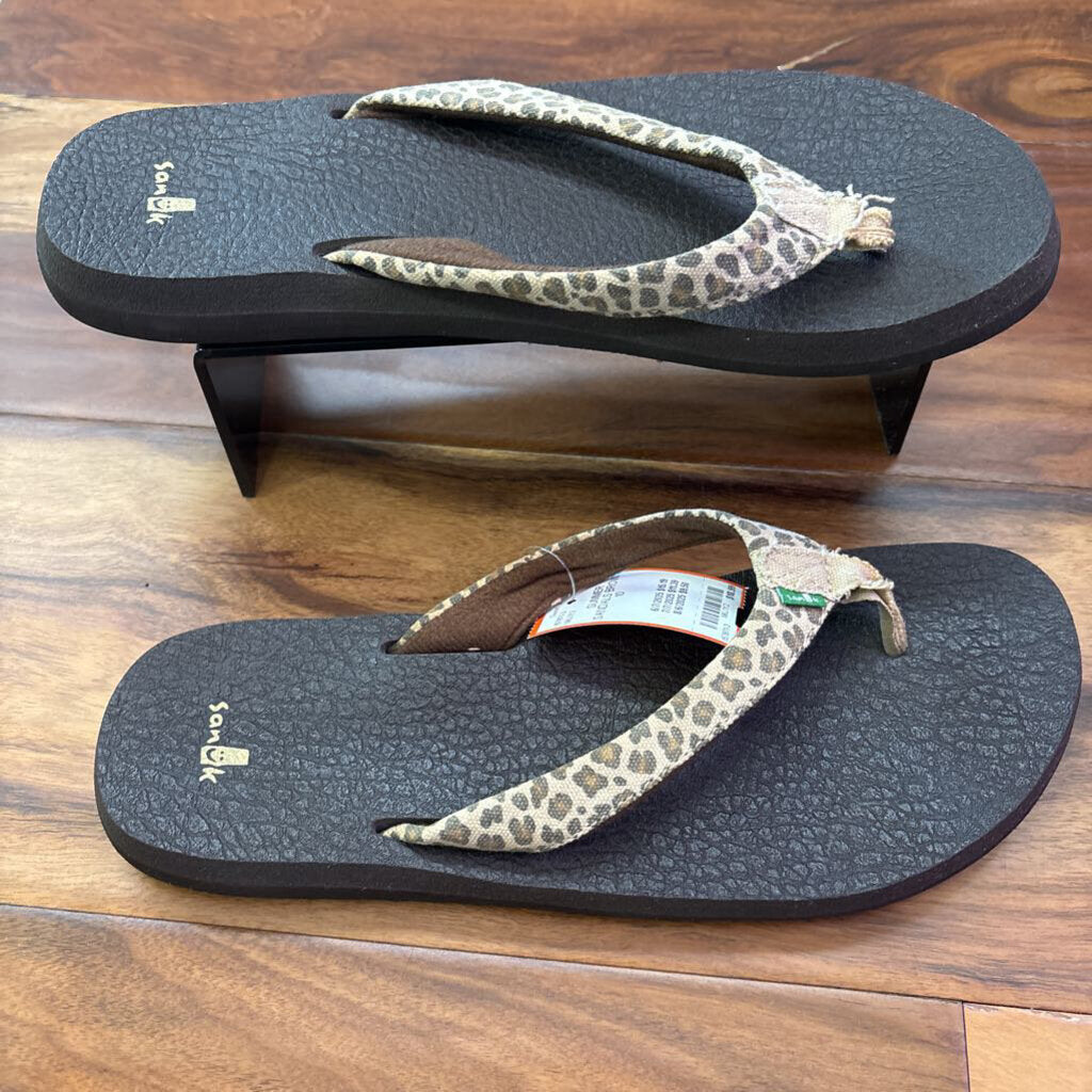 SANUK,SUMMER SANDALS,BROWN,10