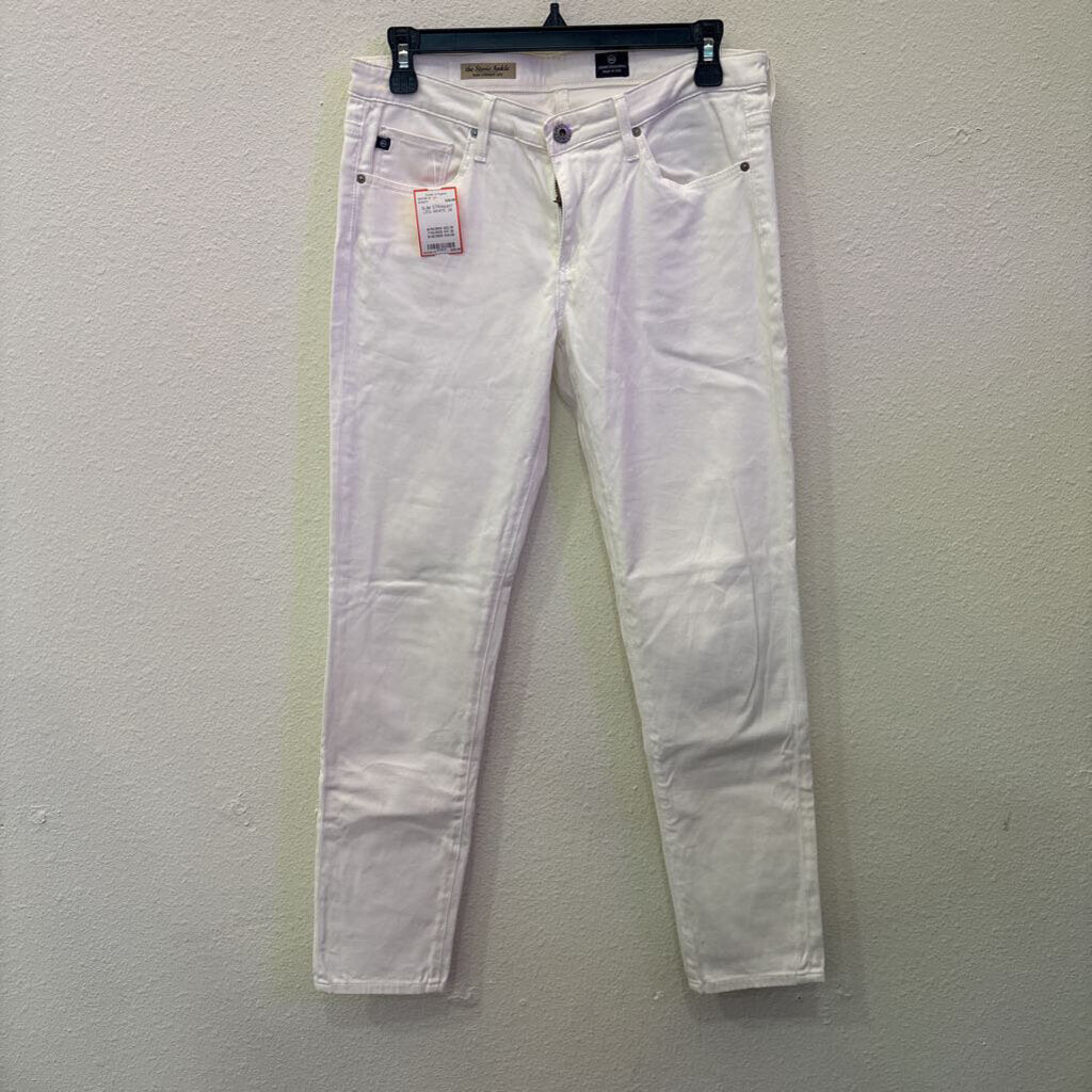 SLIM STRAIGHT LEG,WHITE,26