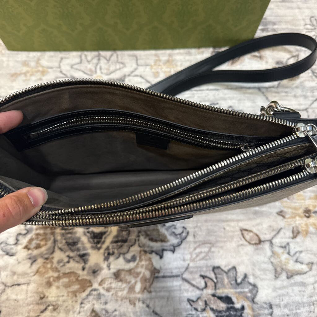 GUCCI,AUTHENTIC GG MESSENGER HANDBAG,MONO