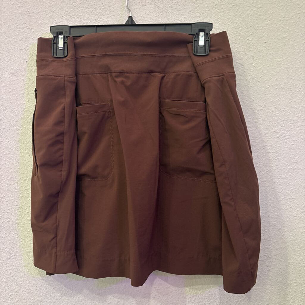 ATHLETA,ATHLETIC SKORT ,BRN ,20