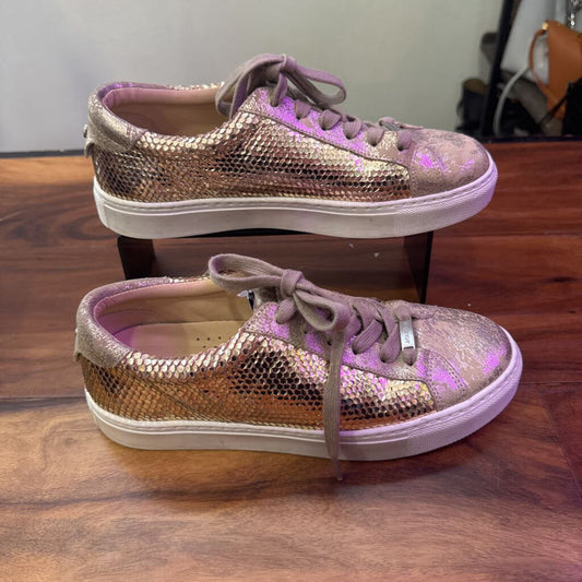 JSLIDES,SNEAKERS,GOLD,7.5