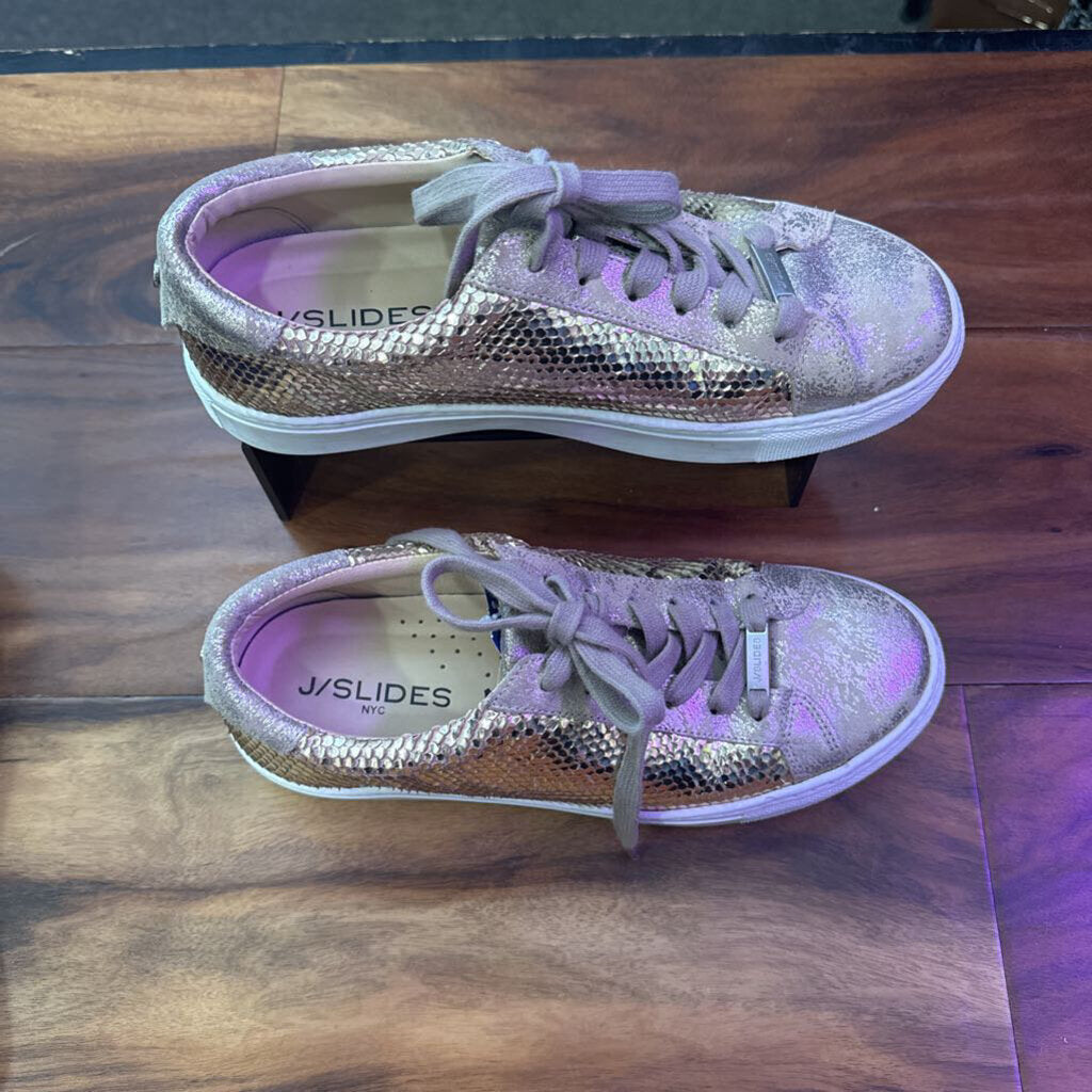 JSLIDES,SNEAKERS,GOLD,7.5