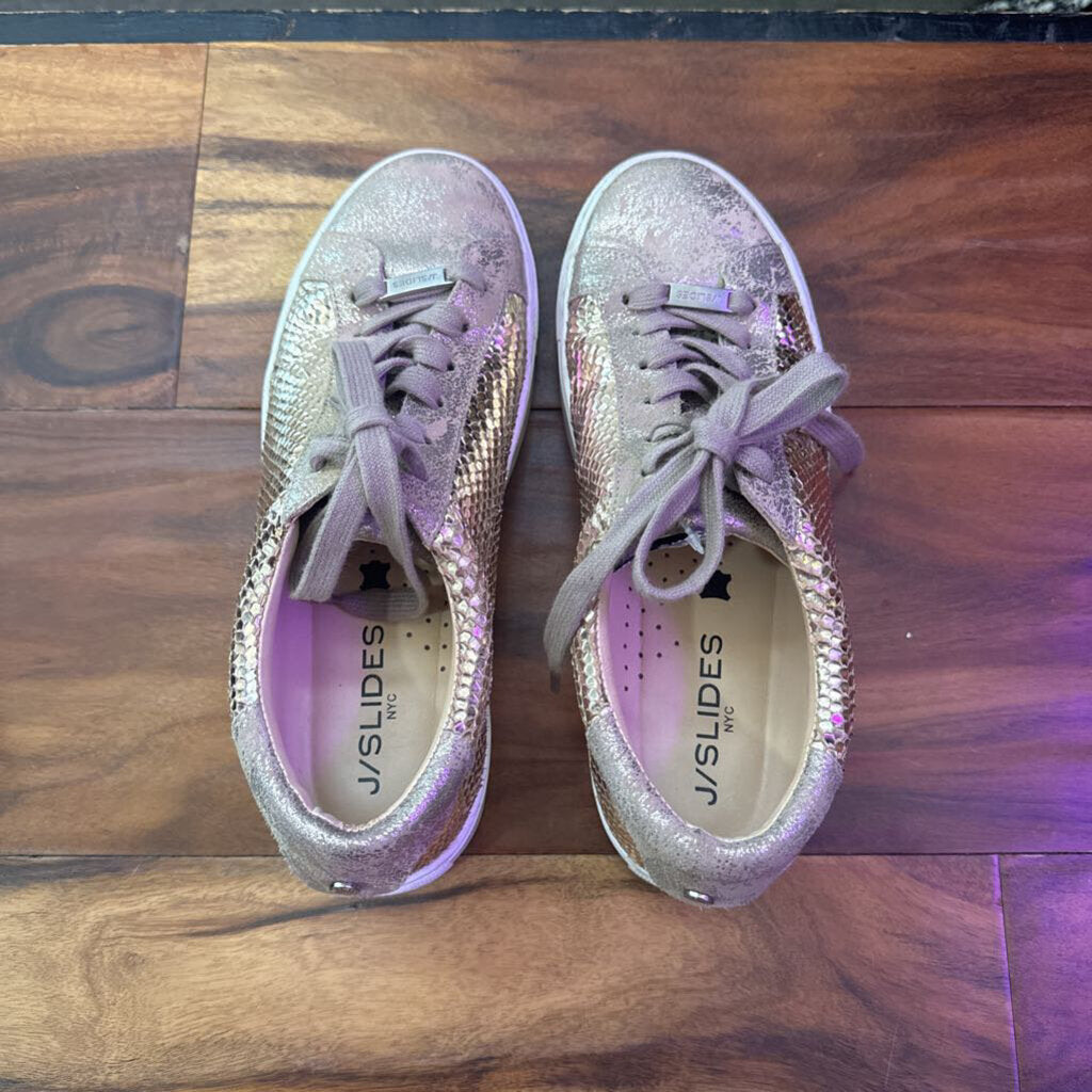 JSLIDES,SNEAKERS,GOLD,7.5