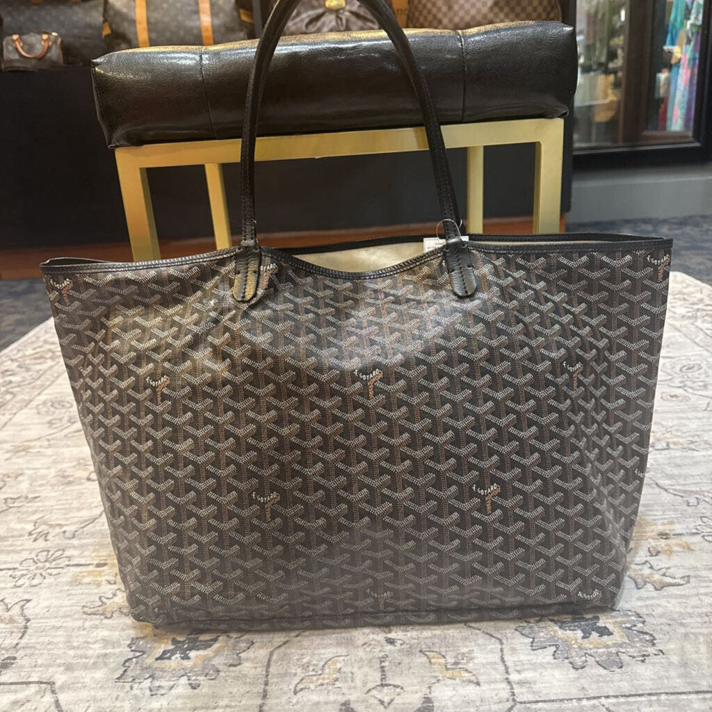 GOYARD,AUTHENTIC GOYARD TOTE ,BLACK ,LARGE