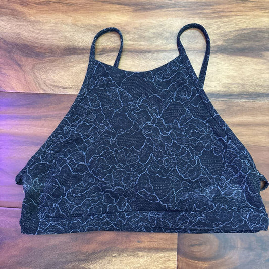 LULULEMON,LULU SPORTS BRA,BLK/GRY ,6