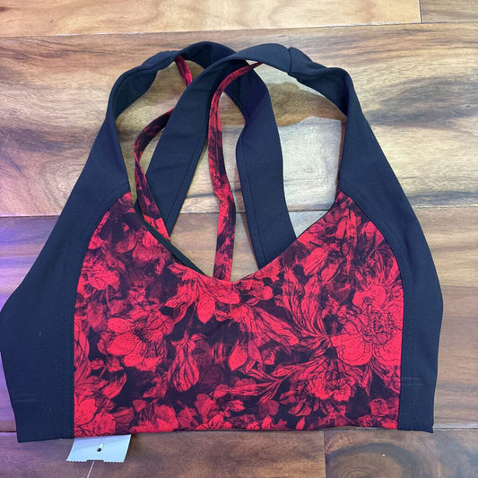LULULEMON,LULU SPORTS BRA,BLK/RED ,6