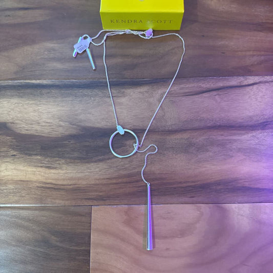 KENDRA SCOTT,Kendra Scott Tegan Necklace,SILVER