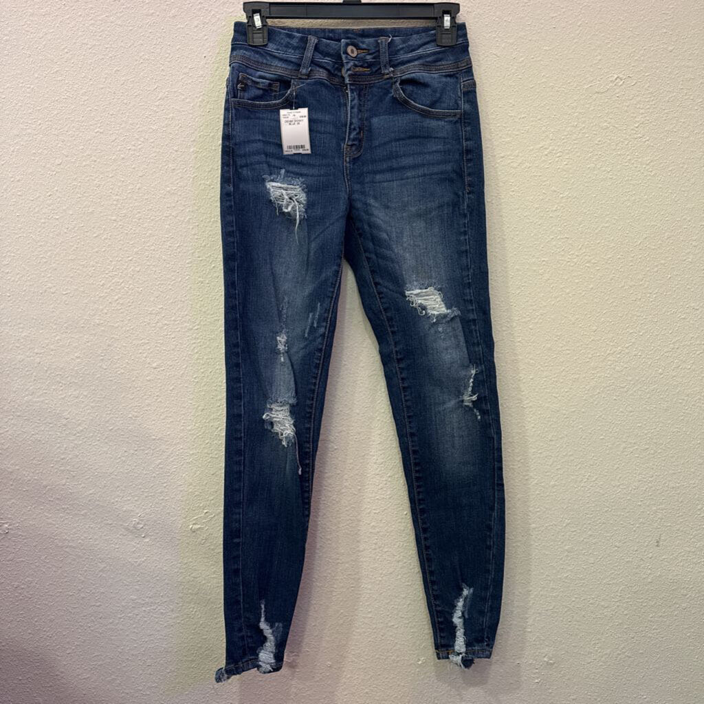 KANCAN,DENIM SKINNY,BLUE,26