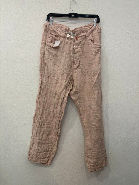 MAGNOLIA PEARL,STAR PATCH PANTS,BLUSH,OS