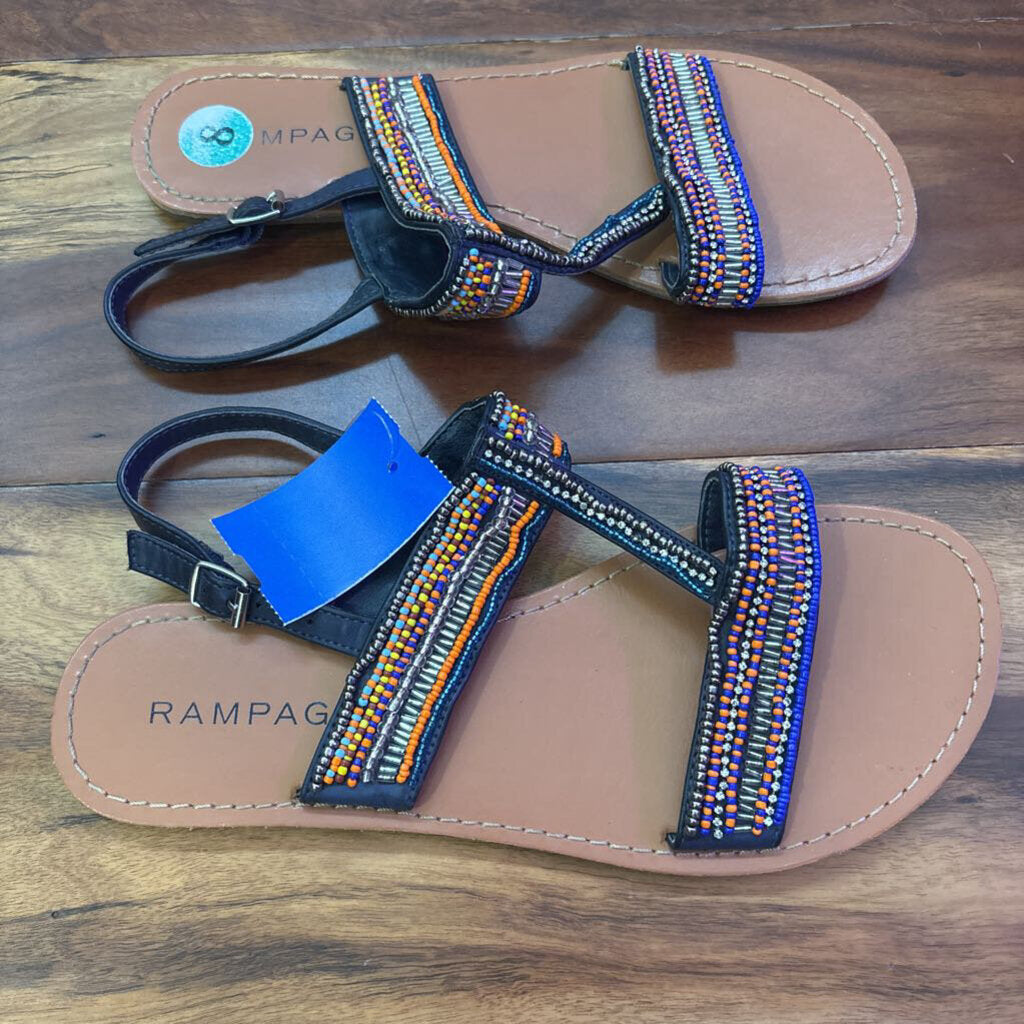 RAMPAGE, SANDALS,MULTI,8